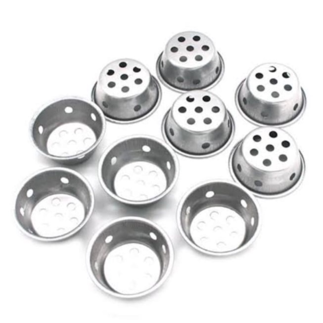 Cetakan Bolu Kukus / Cetakan Kue Bolu / Cetakan Muffin Aluminium Press (isi 12pcs)