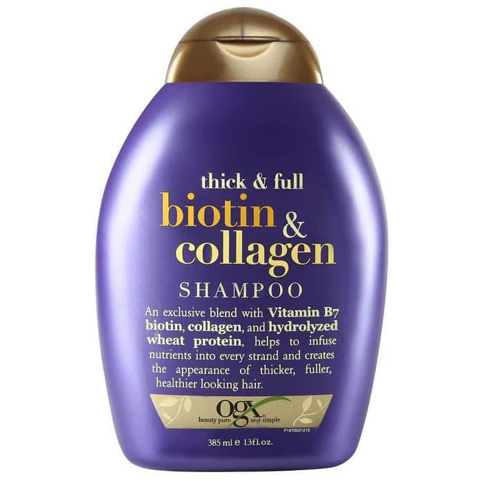 ORIGINAL OGX BIOTIN AND COLLAGEN SHAMPOO 385ML 