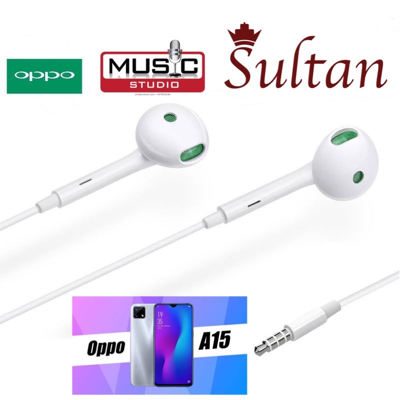 promo handsfree oppo reno / a15 / mh150 new original quality suara keren 100%