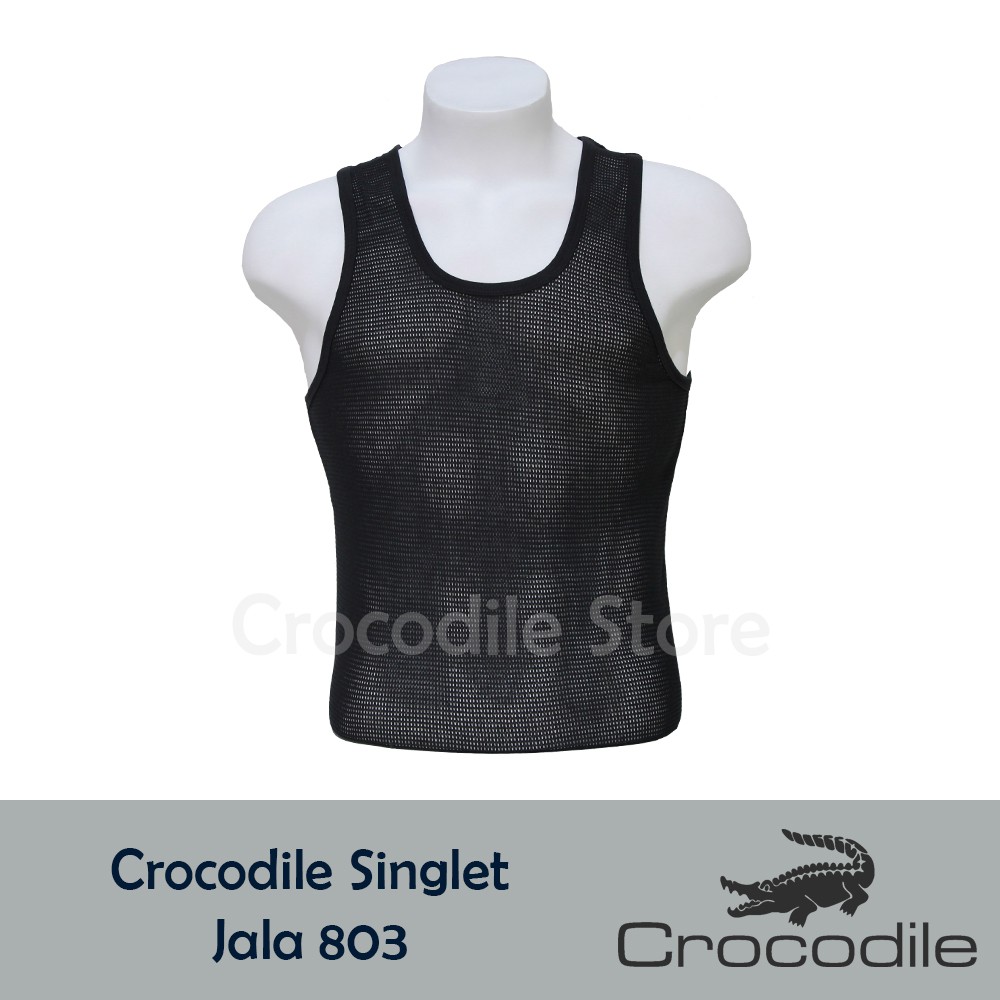 Kaos Singlet Jala Warna Crocodile 803