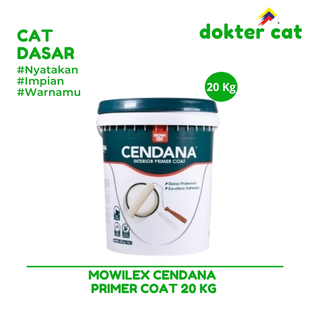 MOWILEX CENDANA PRIMER COAT 20KG / MOWILEX CENDANA INTERIOR PRIMER COAT 20KG / CAT DASAR MOWILEX CENDANA / CAT DASAR 20KG / CAT DASAR  MURAH / CAT DASAR PROMO / CAT DASAR TERJANGKAU / CAT DASAR BERKUALITAS / MOWILEX MURAH