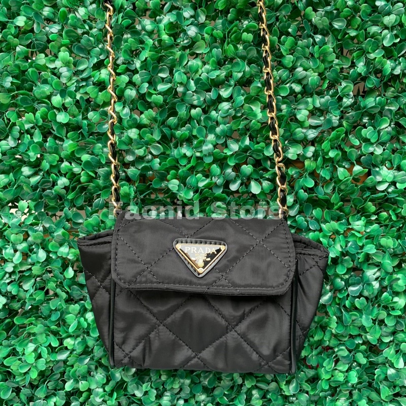 Tas Wanita Prada Mini Shoulder Bag Nylon