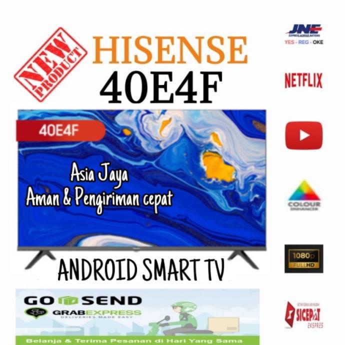 HISENSE LED TV 40 INCH SMART ANDROID FULL HD Garansi Resmi Termurah