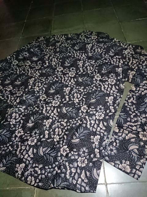 Batik Slimfit Modern Kemeja Batik Pria Formal Pegawai Guru Pns
