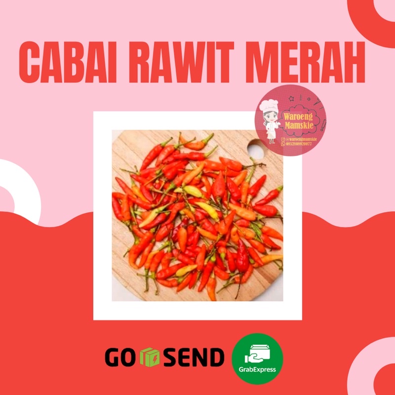 

❤️ WAROENGMAMSKIE ❤️ CABAI RAWIT MERAH 100gr BOGOR