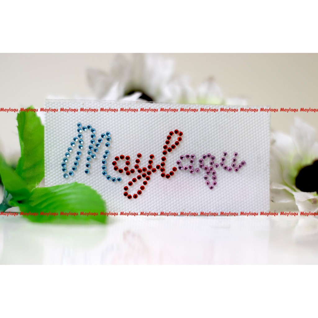 SWAROSKI LOGO MAYLAQU - Original by Aifa Butik Syari
