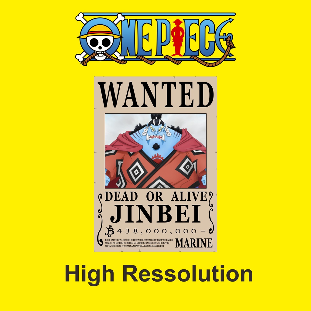 Poster Wanted One Piece Mugiwara (1set poster)-4