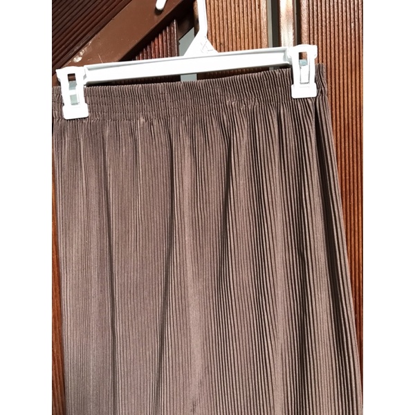 EKSKLUSIF PREMIUM ROK LIDI WAVY PLEATS SPAN WANITA MUSLIMAH TERMURAH  PANJANG JUMBO BESAR Lana ^_^