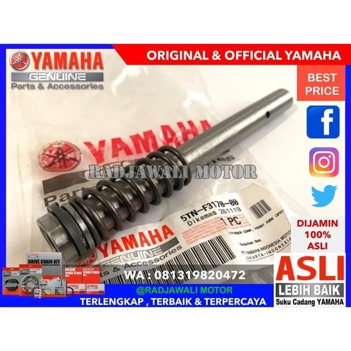 OTOMOTIF AKSESORIS MOTOR RJ1086 SULING SHOCK DEPAN XRIDE-X RIDE 115