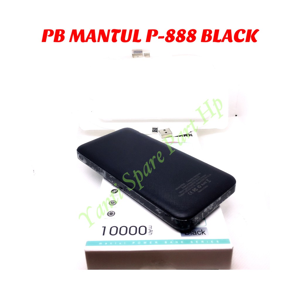 Power Bank mantul P888 Real Capacity 10000mAh Original New