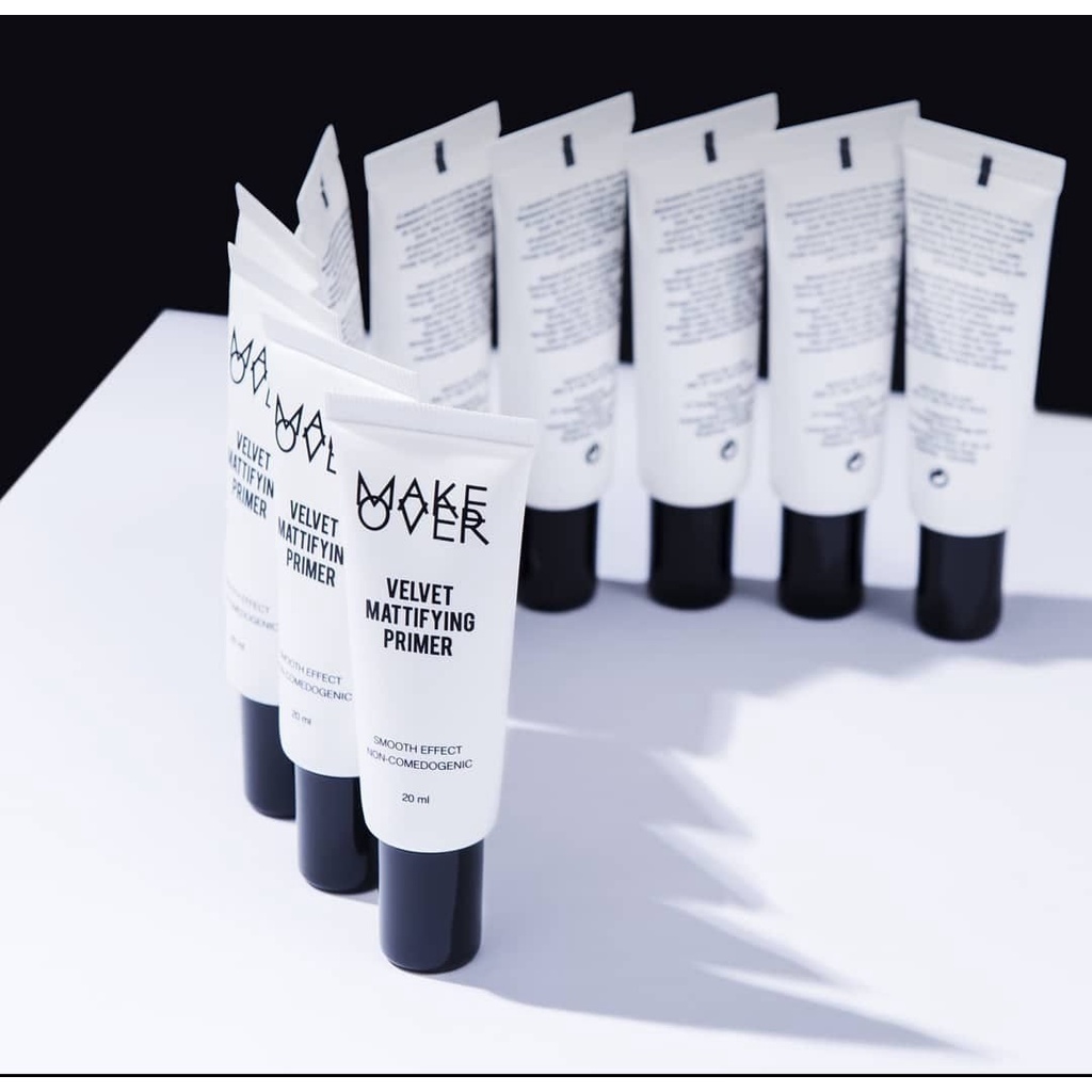 `ღ´ PHINKL `ღ´ 🅼🅰🅺🅴 🅾🆅🅴🆁 Make over mattifying velvet primer sebelum bedak foundation melembutkan