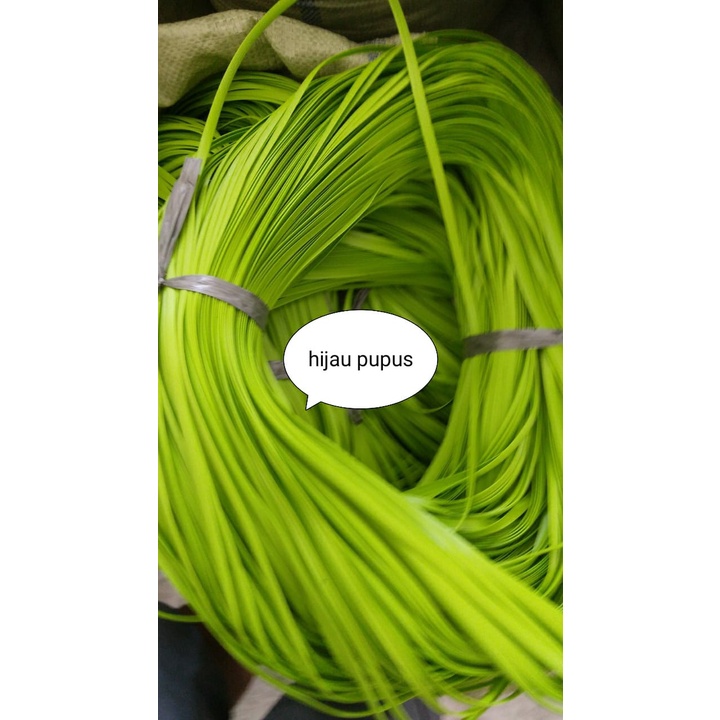 bahan anyaman rotan sintetis meteran bahan rotan plastik / bahan rotan lesio sintetis /tali rotan