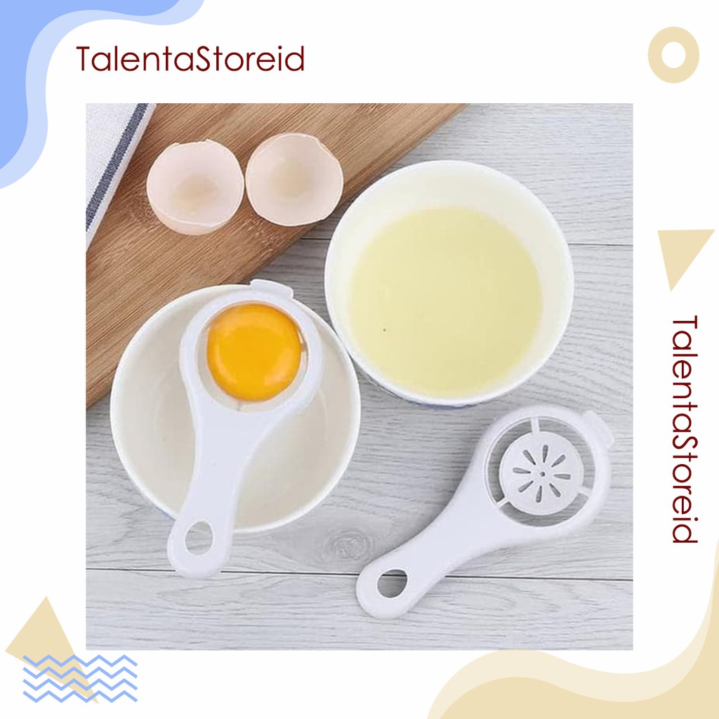 SENDOK PEMISAH KUNING TELUR EGG WHITE SEPARATOR SARINGAN TELUR / TELOR