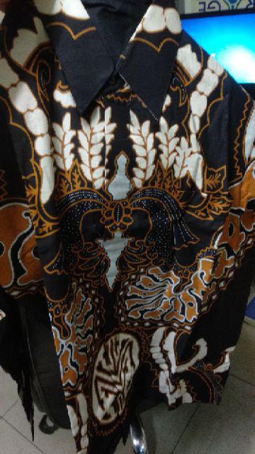 Batik Solo Kemeja Batik Pria Panjang Sukma Aji Premium Dillan Lapis Furing Arieswara Kertosono