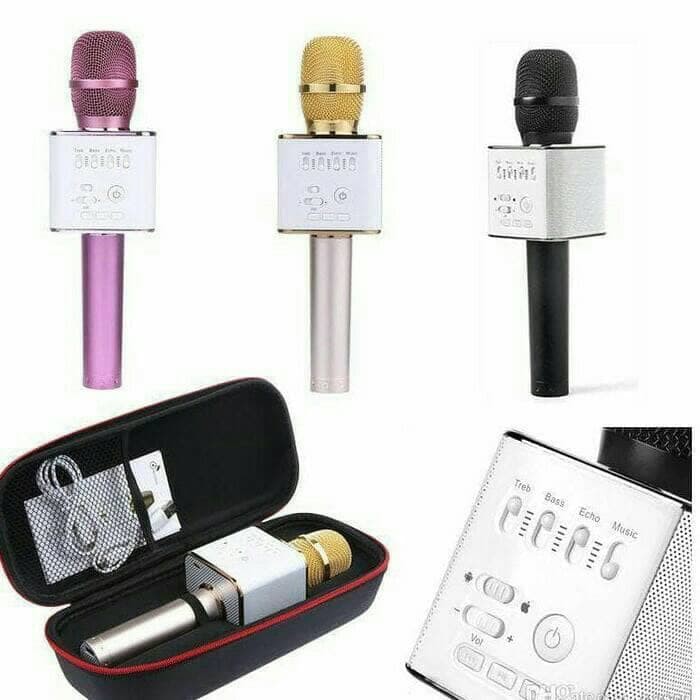 PROMO SPEAKER MIC Q9 BLUETOOTH MIC KARAOKE WIRELESS SMULE