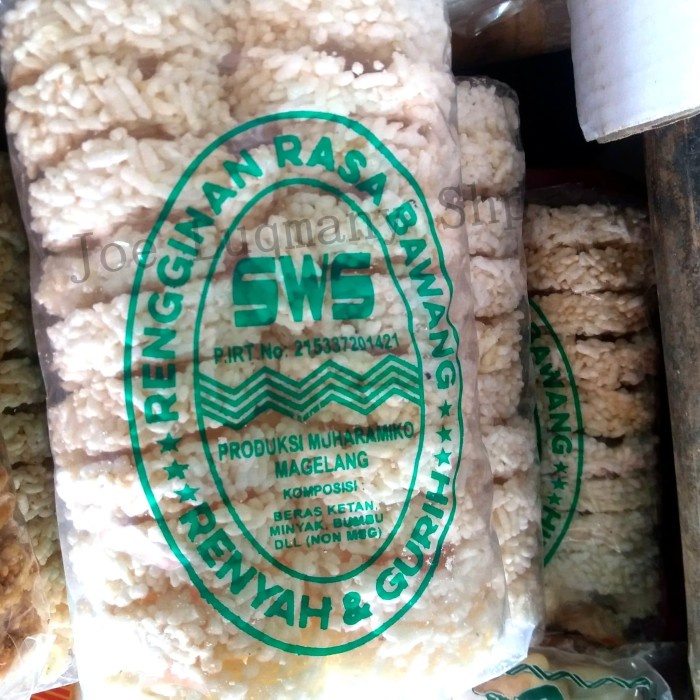 

Rengginang Rasa Bawang Gurih Renyah