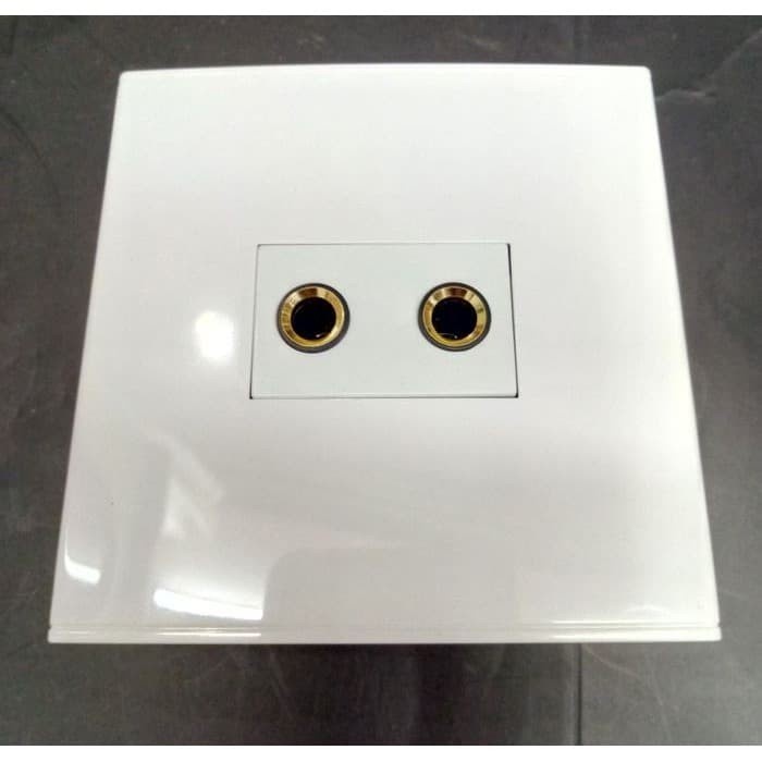 Terminal Mic Tembok - 2 lubang akay