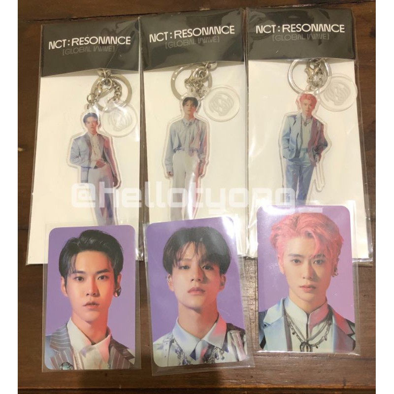 ACRYLIC KEYRING NCT RESONANCE 2020 2ND MD BEYOND LIVE DOYOUNG JAEHYUN JENO PHOTOCARD