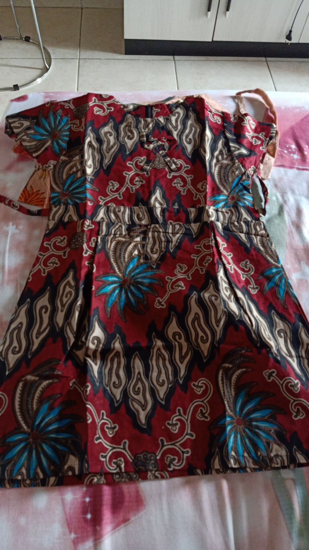 Dress Anak Cewek//baju Batik Anak Cewek//blouse Anak Cewek // Gamis Batik Anak