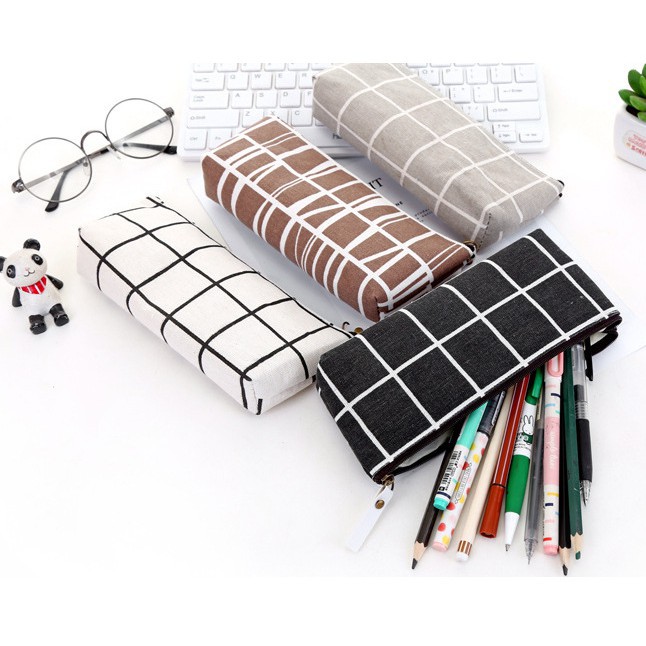 

PC0042 Tempat Kosmetik / Tempat Pensil Korea Lattice Pattern / murah / terlaris