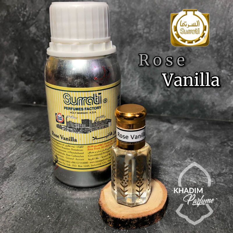 parfum surrati original tanpa campuran  ROSE VANILLA