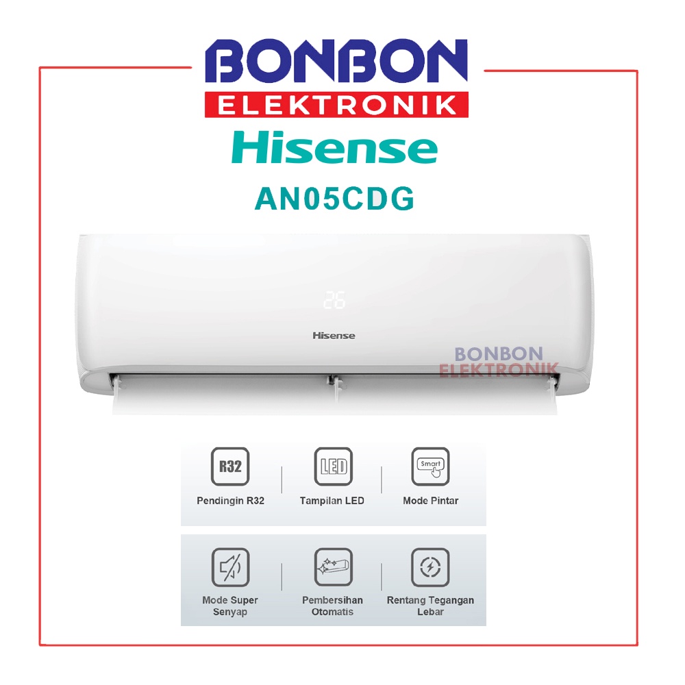 Hisense AC 1/2 PK Low Watt AN05CDG / 0.5 PK AN-05CDG