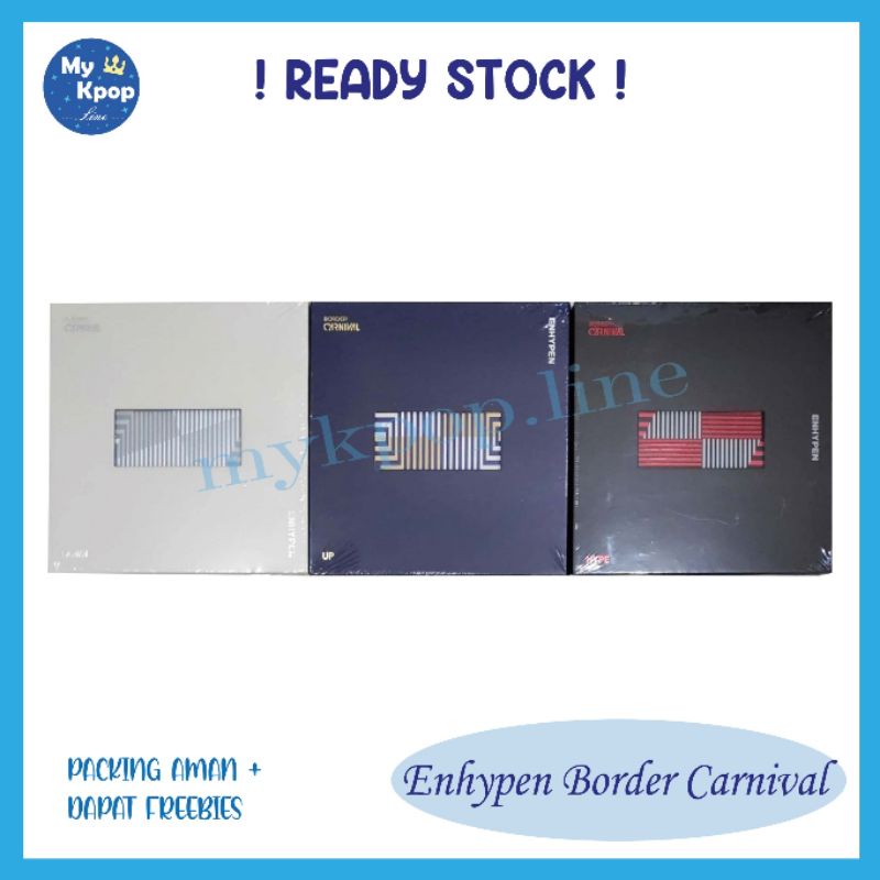 READY STOCK SEALED Album ENHYPEN Border Carnival Up Down Hype