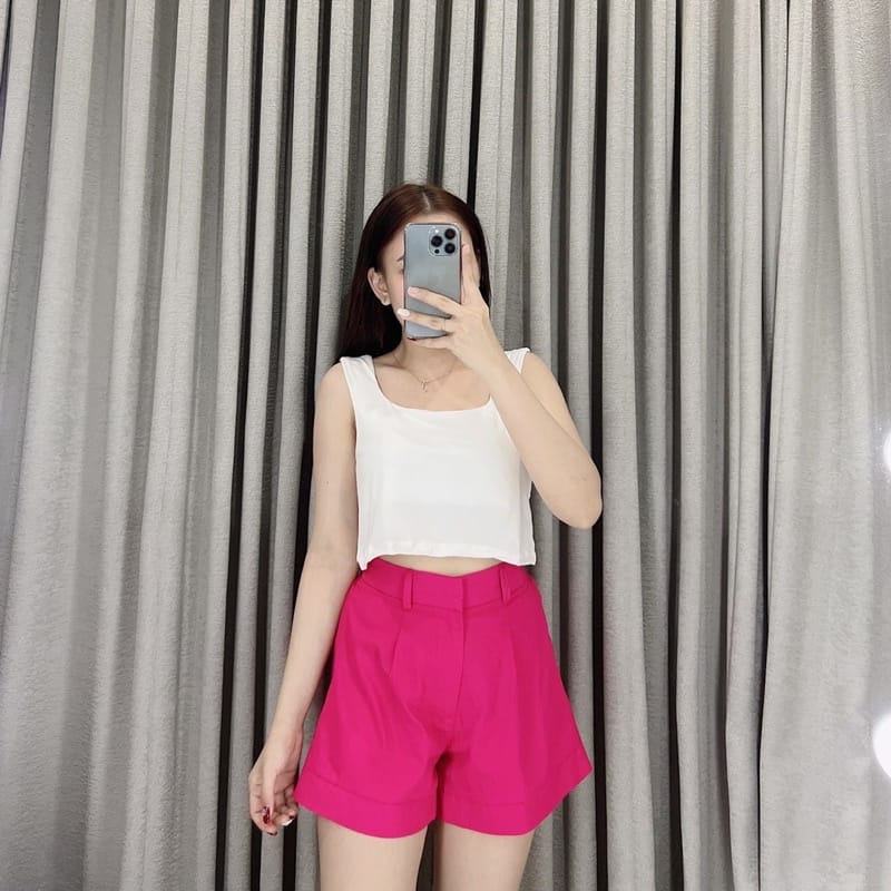 Sita Crop Tank Top Murah Atasan Wanita Murah - TT 007