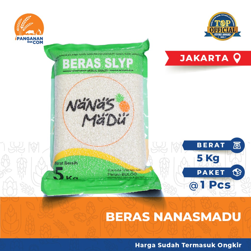 

Beras Nanasmadu 5 KG ( Harga HET + Ongkir )