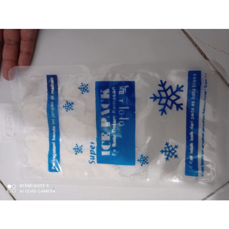 ice gel kemasan 500 gram food grade bisa untuk pemanas dan pendingin dry ice gel ice gel thermafreeze murah dingin tahan lama