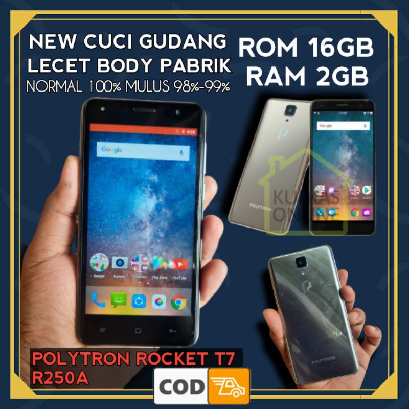 Hp Android 4g Murah Handphone Polytron T7 R250a Shopee Indonesia