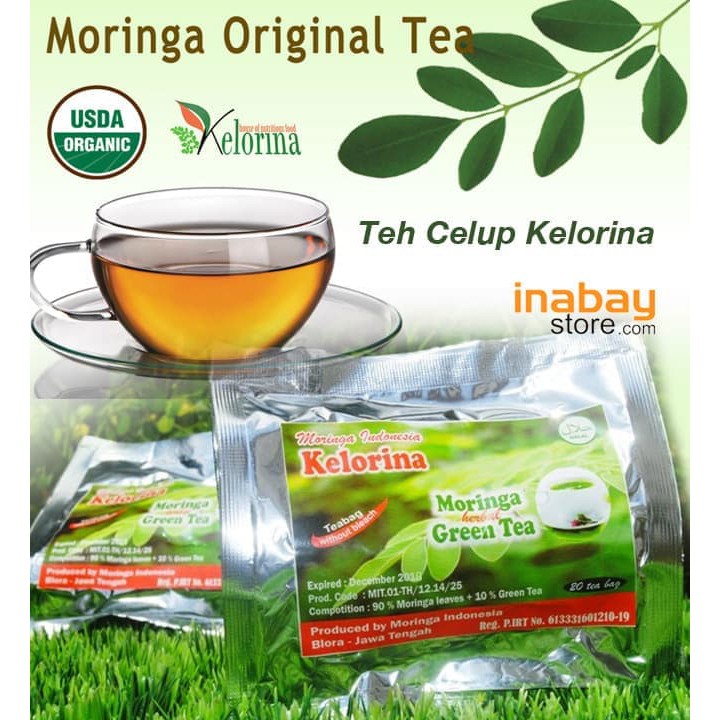 

Teh Celup Kelorina / Moringa Green Tea - Jaga Tubuh dari Radikal Bebas