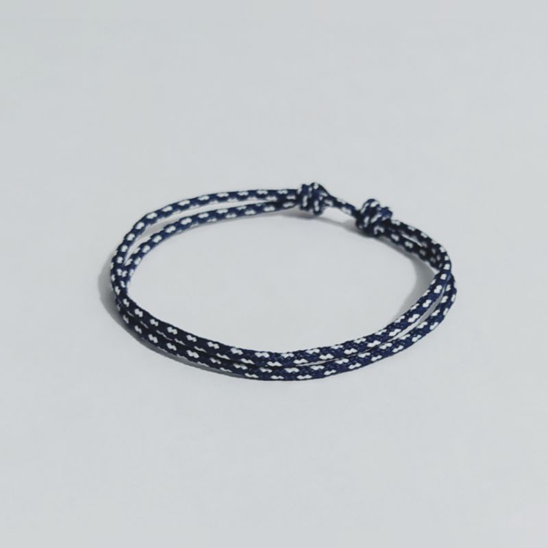 Gelang Tali Simple Prusik Tali Gunung Outdoor-Navy