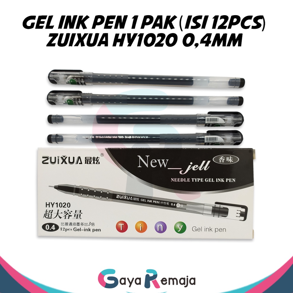 

Pulpen Gel Hitam 1 pak Zuixua | Boxer | Debozz | Techjob | Trifello