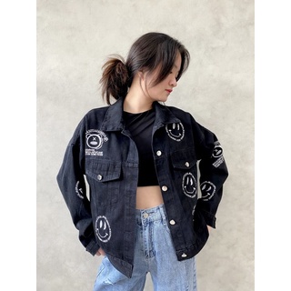 ALARM SMILEY - JACKET JEANS TOXIC (JJ) - REGULAR BB - JAKET JEANS WANITA STANDARD COLLECTION