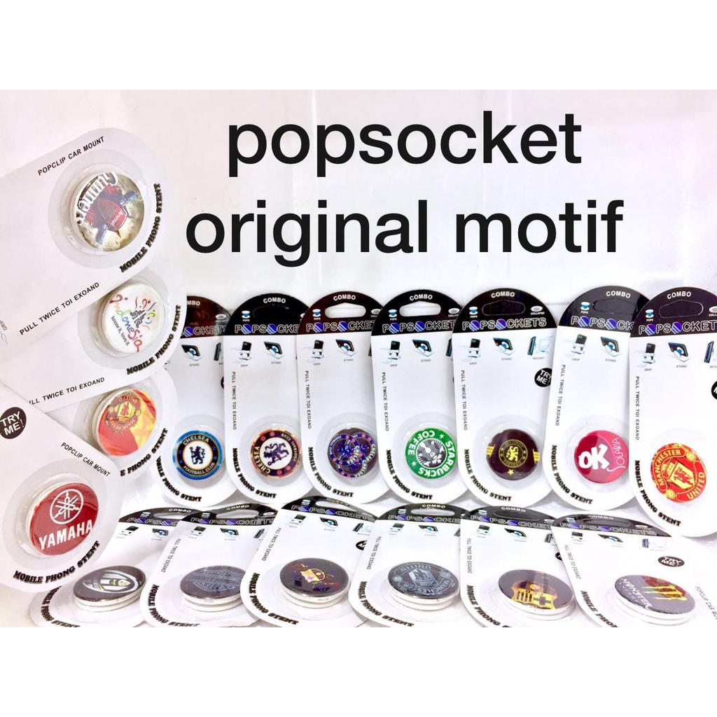 Popsocket Karakter POP SOCKET KARAKTER LUCU DAN KEREN READY BANYAK MOTIF CLUB BOLA DLL