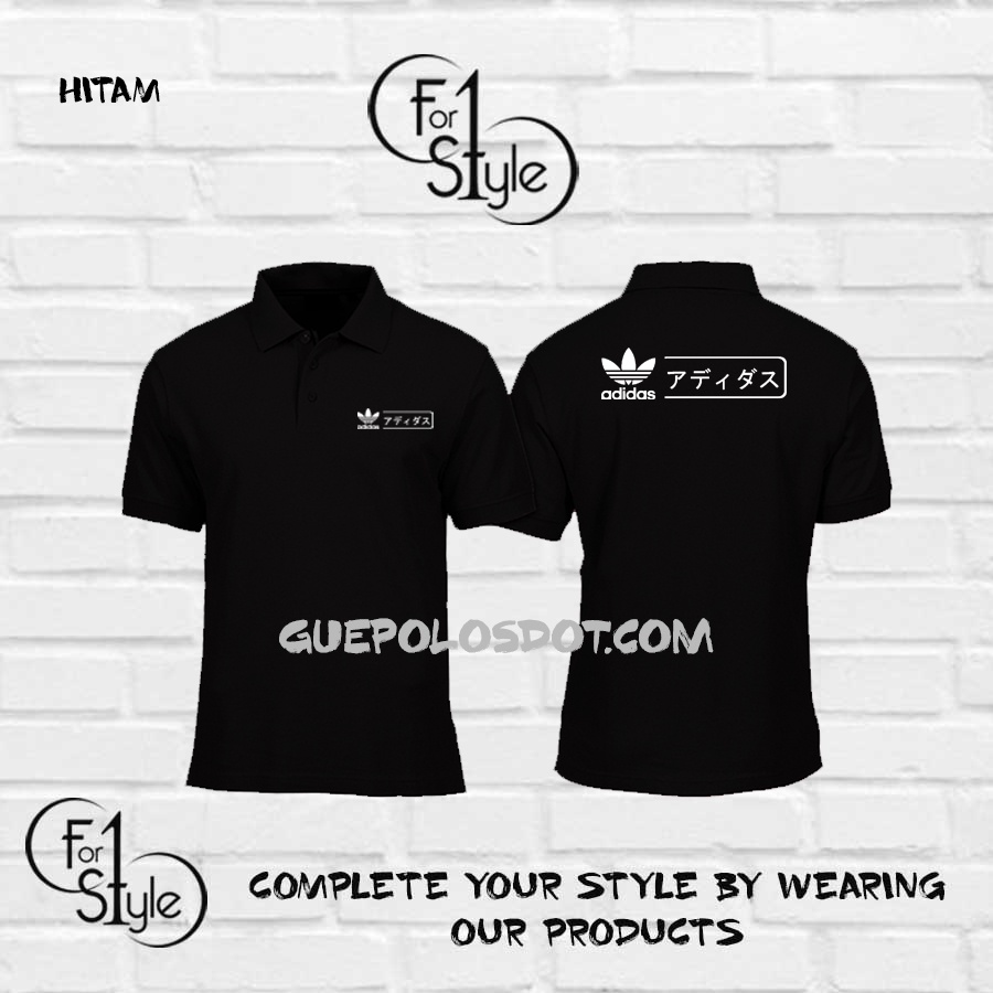 Poloshirt - Kaos Polo Logo Adidas Japan Murah Distro