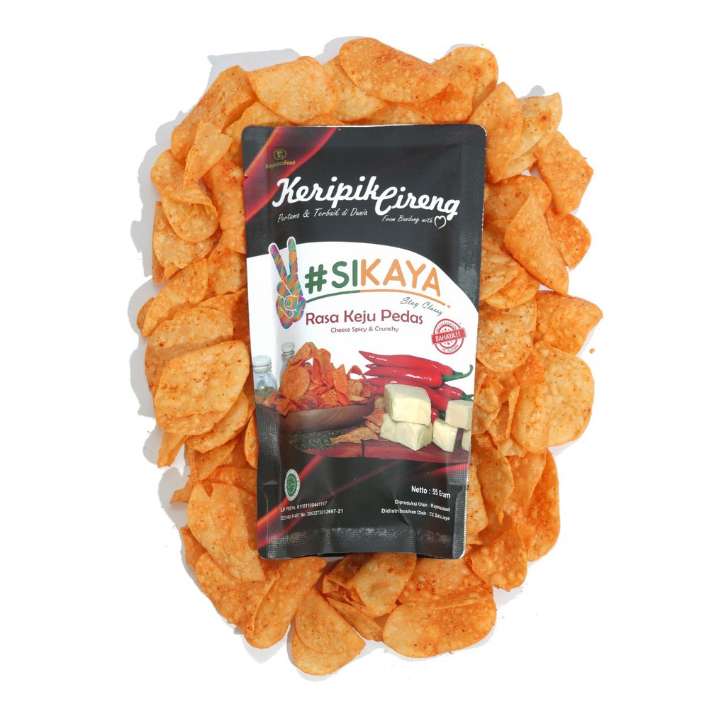 

Sikaya - Keripik Cireng / Snack Cireng Original Keju Pedas