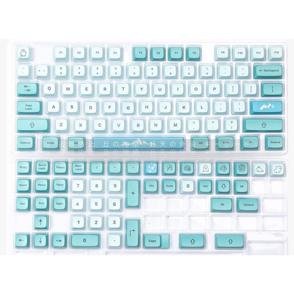 KEYCAPS ICE MOUNTAIN THEME - XDA PROFILE PBT