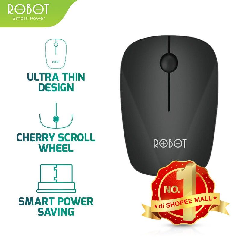 Robot M220 Mouse Wireless 2.4G Optical USB