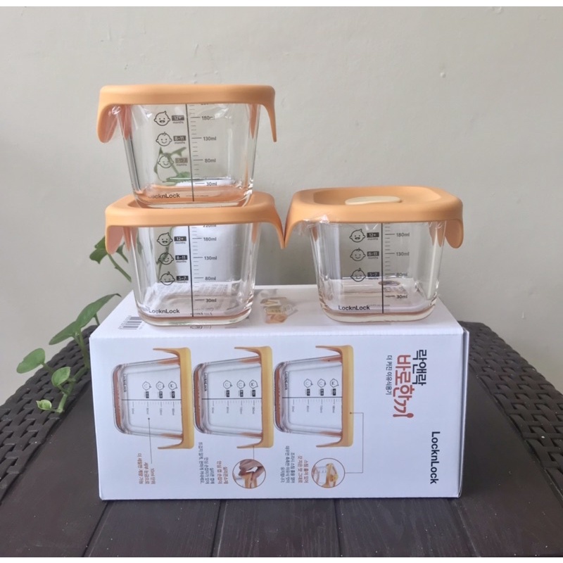 Lock n Lock Food Container Set kotak MPASI