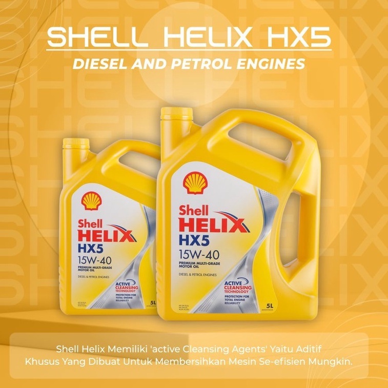 OLI MESIN MOBIL Shell Helix HX5