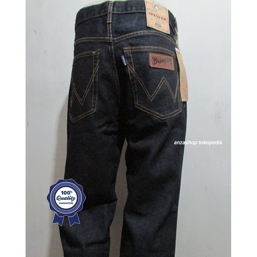 CELANA PRIA PANJANG ORIGINAL Celana Jeans Denim Bandung WANZ Standar/Regular BlueBlack 27-32 CO