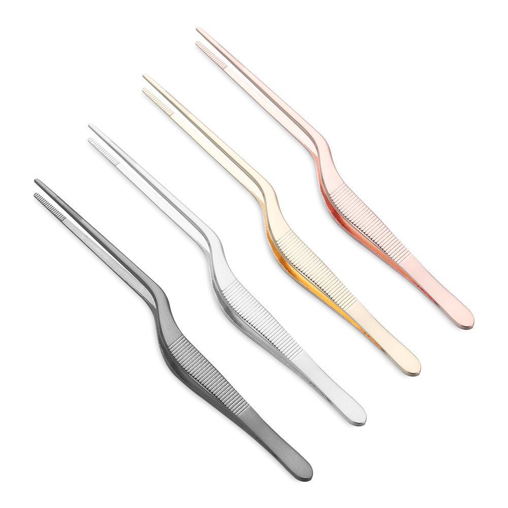 R-FLOWER Food Tweezer Plating Alat Dapur Chef BBQ Clip