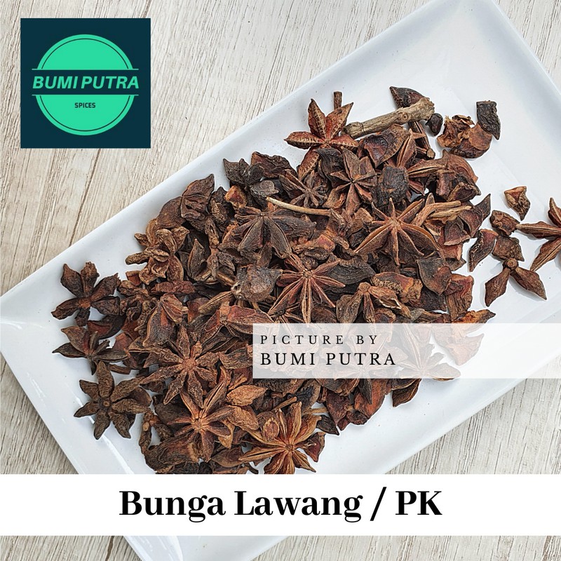 

bunga lawang / pk / bunga bintang / aniesseed 500 gr