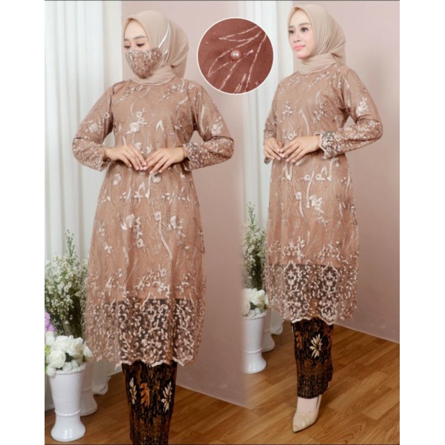 KEBAYA PESTA - KEBAYA MODERN - SET TUNIK TILLE - BY ALDI KEBAYA