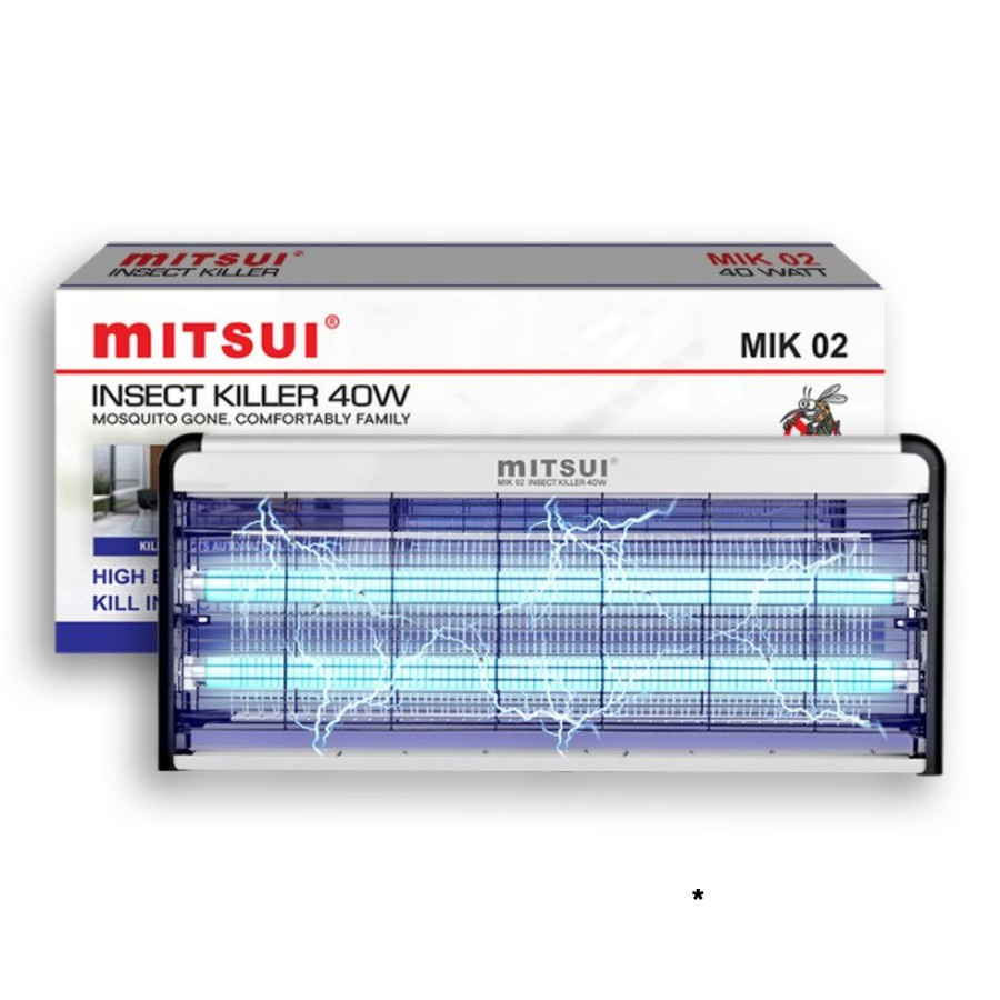 MITSUI Insect Killer Perangkap Nyamuk Lalat Lampu UV MIK 02 20 Watt &amp; 40 Watt