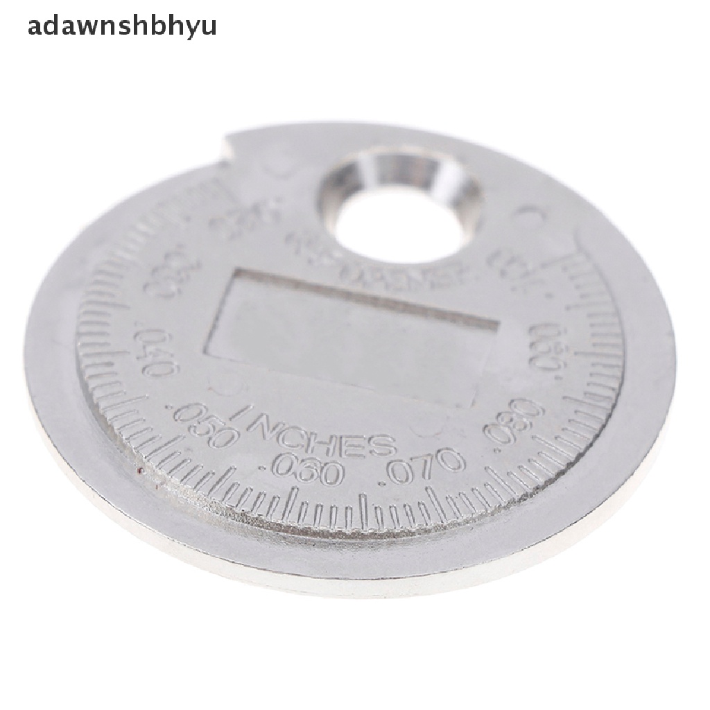 Adawnshbhyu spark plug gap gauge Alat Ukur coin-type 0.6-2.4mm range spark plug gage