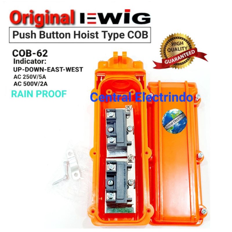 Push Button Hoist 4 Tombol COB-62 EWIG.