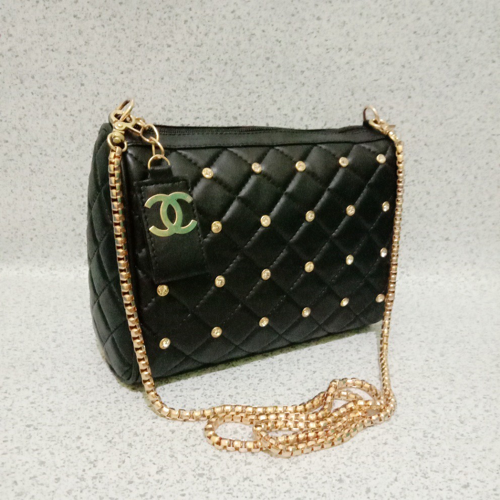 CHANEL SPIDI MUTIARA / SLING BAG CHANEL / TALI RANTE